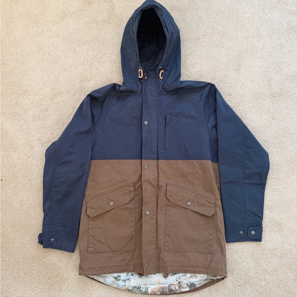 Men's Two-Tone Hooded Jacket